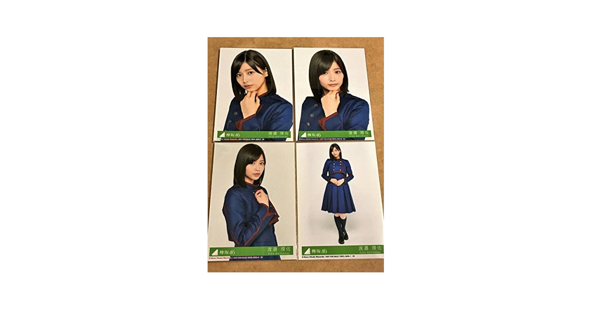 欅坂46 渡邉理佐 生写真 U18 cool 4種 コンプ 購入特典＋封入生写真 欅坂46 渡邉理佐 生写真 U18 cool 4種 コンプ 購入特典＋封入